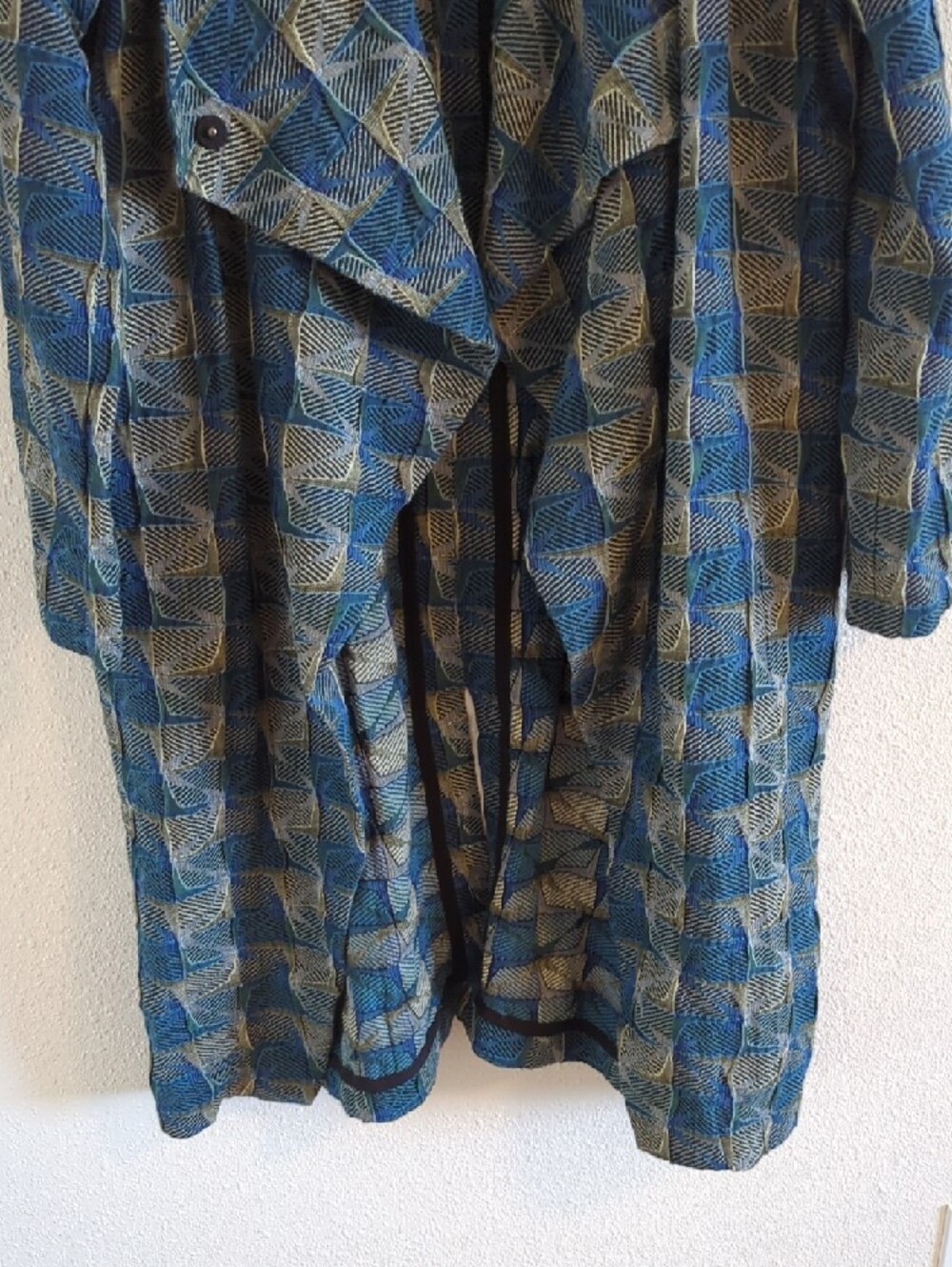 Rite of Passage Jacquard Envelop Coat - Size XL - Picture 3 of 14